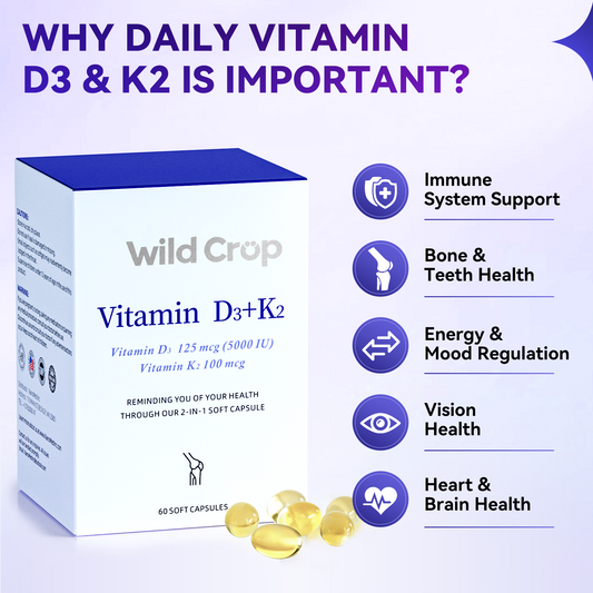 Wild Crop Vitamin D3 + K2