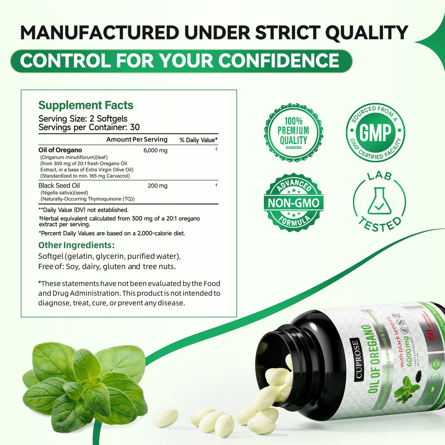 CUPRSOE Oil of Oregano